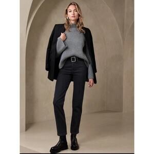 Banana Republic High Rise Ankle Straight Leg Dark Blue Jeans Women's 33/16 NEW